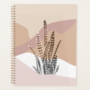Boho-Abstracte moderne Sukkulente Planer