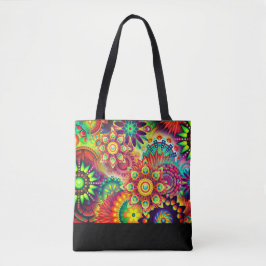 Boho Abstrakt Blume Tasche