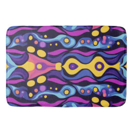 Boho Abstrakt farbig 5 Badematte