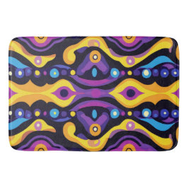 Boho Abstrakt farbig 7 Badematte