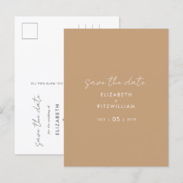 Boho Abstrakt | Gentle Fawn Save the Date Postkarte