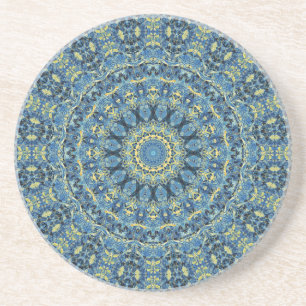 Boho Abstrakt Groovy Van Gogh Sternennacht Mandala Getränkeuntersetzer