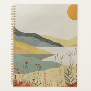 Boho Abstrakt Landschaft (25) Planer