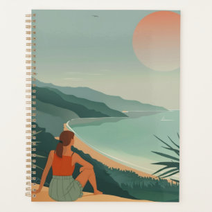 Boho Abstrakt Landschaft (9) Planer