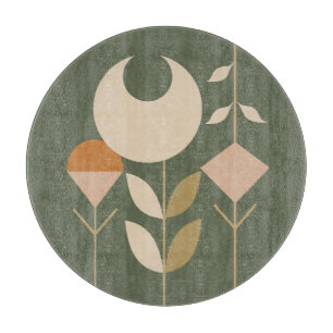 Boho Abstrakt Lily Schneidebrett