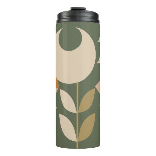 Boho Abstrakt Lily Thermosbecher