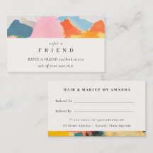 Boho-Abstrakte Berglandschaft Empfehle einen Freun