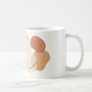 Boho Abstrakte Formen Kaffeetasse