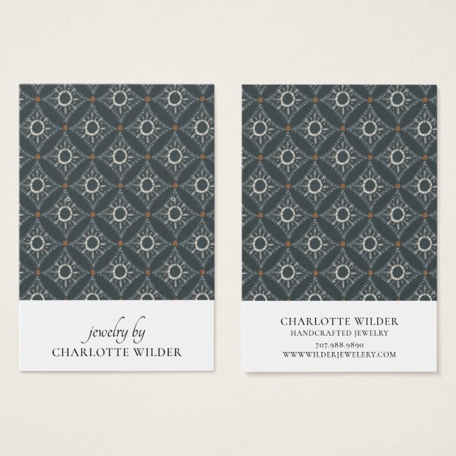 Boho Abstrakte Formen, kohlenseitige Anzeigetafel (Vorne & Hinten)