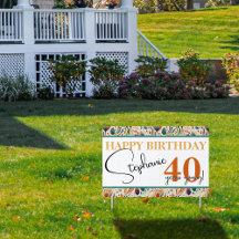 Boho Adult Geburtstag nach Jahr
