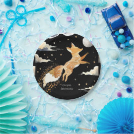 Boho Adventure Fox Birthday Pappteller
