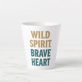 Boho Adventure Wild Spirit Brave Heart Milchtasse