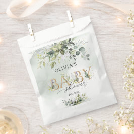 Boho Aquarell Goldbriefe Kinderdusche Geschenktütchen