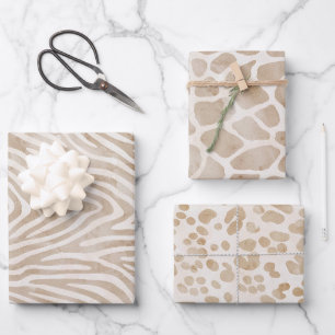 Boho Aquarelle Jungle Safari ensemble papier envel