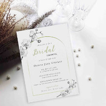 Boho Arch BW Gold Orchids Brautparty