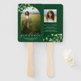 Boho Arch Ivy, Forest Green Abschluss Fächer