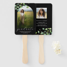 Boho Arch Ivy, Schwarzer Abschluss Fächer