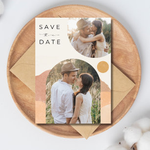 Boho Arch Two Foto Wüstenhochzeit Save The Date