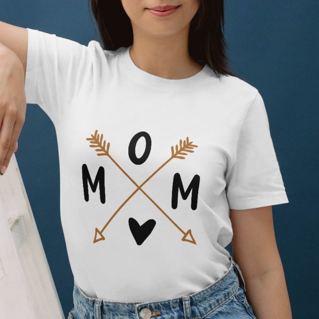 Boho Arrow MAMA Shirt - Minimalistische Mama (boho chic mom fashion)