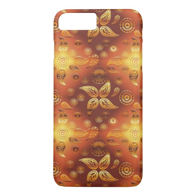 Boho Art-mit Blumenethnisches Case-Mate iPhone Hülle (Rückseite)