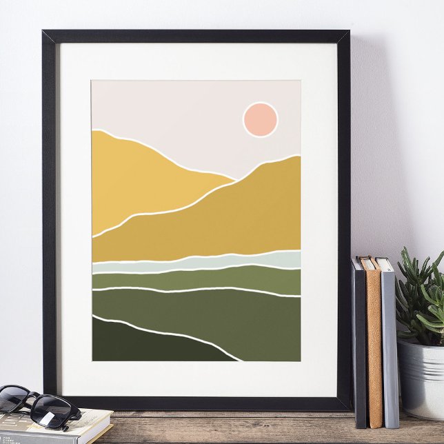 boho art moderne mur Imprimer, Poster de valeur Pa (boho modern wall art Print)