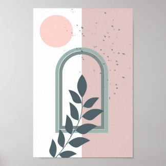 boho art moderne mur Imprimer, Poster de valeur Pa