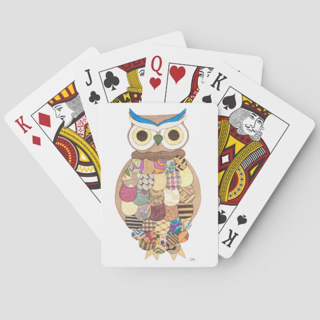 Boho Art Playing Cards Große Schüssel #1 Spielkarten (Rückseite)