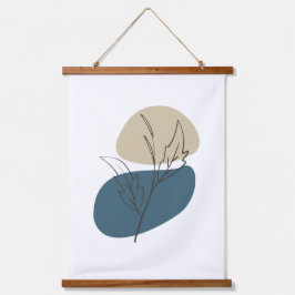 Boho Art Wandteppich Mit Holzrahmen
