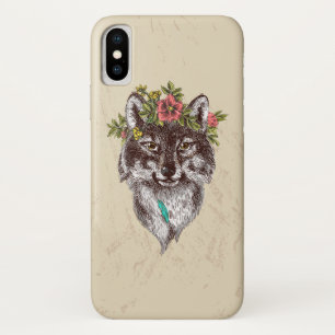 Boho Art-Wolf-Halo-Porträt Case-Mate iPhone Hülle