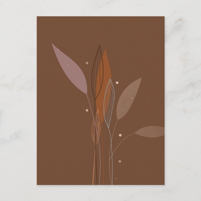 Boho ästhetische Collage Post Card 026 Postkarte (Vorderseite)