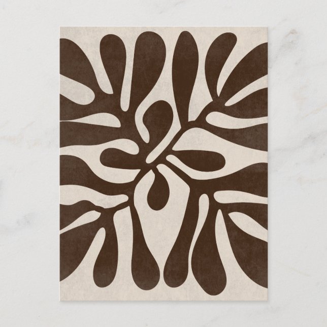 Boho ästhetische Collage Post Card 027 Postkarte (Vorderseite)