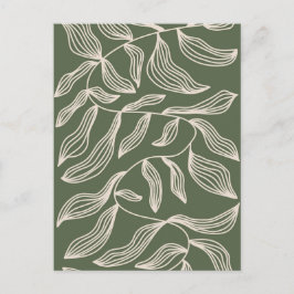 Boho ästhetische Collage Post Card 032 Postkarte