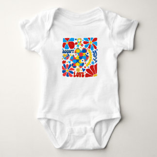 Boho Autismus Bewusstsein Baby Strampler