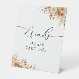 boho automne automne fleurons signe boissons