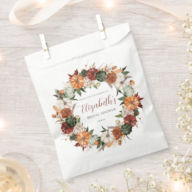 Boho Autumn Brautparty Geschenktütchen (Ausgeschnitten)