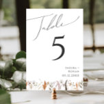 Boho Autumn Wildblume | TISCHNUMMER<br><div class="desc">Vorstellung unserer atemberaubenden boho Herbst-Wildblume | Tischnummer, die ein einfaches und modernes Design umfasst, das die Schönheit der Natur widerspiegelt. Mit gepressten, wasserfarbenen Blume und Terrakotta-Blätter im Fall eines Sturzes erweckt es das Wesen der verbrannten Orangenfarben im Oktober und schafft ein minimalistisches und dennoch klassisches Design, das Wärme und Charme...</div>