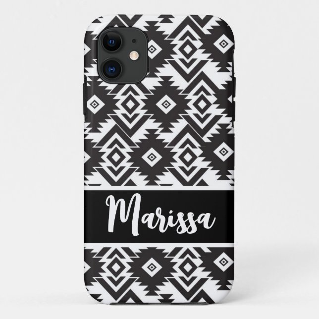 Boho Aztec Personalisierte Telefonabdeckung, alle  Case-Mate iPhone Hülle (Rückseite)