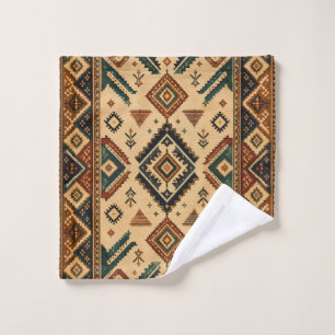 Boho Aztec-Stammesmuster-Küchenschürze Rustikal Waschlappen