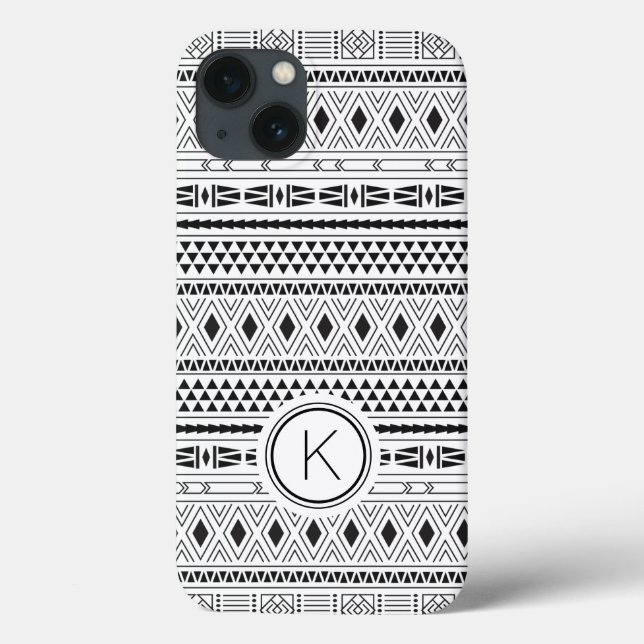 Boho Aztec Tribal Muster Case-Mate iPhone Hülle (Rückseite)