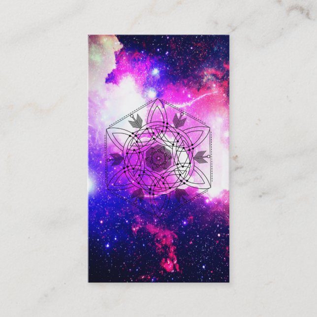 *~* Boho aztekischer Nebelfleck-keltische Stammes- Visitenkarte (Vorderseite)