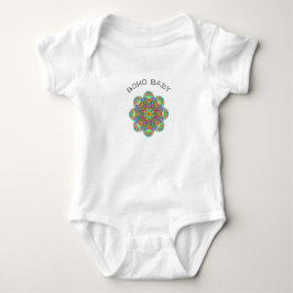 Boho Baby Blume Mandala One Piece Bodysuit Strampler