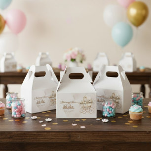 Boho Baby Carriage Aqiqah Unisex Muslim Neuborn Geschenkschachtel