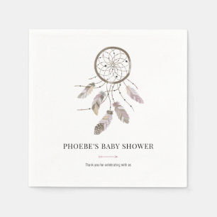 Boho Baby Dusche Modernes Party Serviette