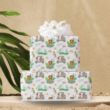 Boho Baby Elephant, Monkey, Lion Golf Baby Pattern