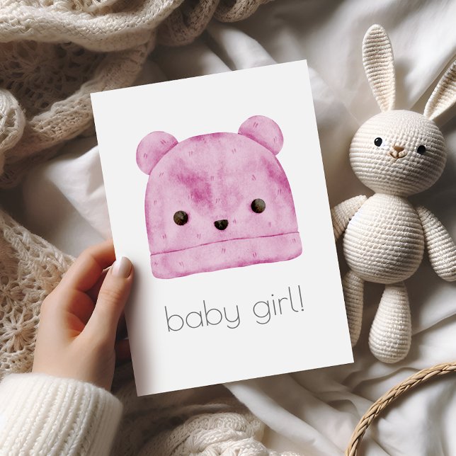 Boho Baby Girl Glückwunschkarte Karte (Von Creator hochgeladen)