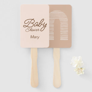 Boho Baby Shower Fächer