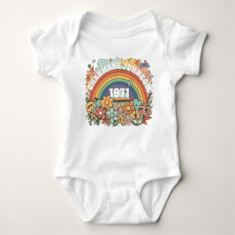 Boho Baby Shower Geschenk Baby Strampler
