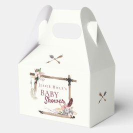 Boho Baby Shower Southwestern Arrow Geschenkschachtel