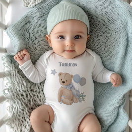Boho Baby Teddy Bär Baby Dusche Strampler