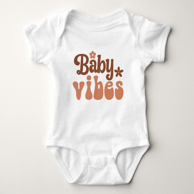 Boho Baby Vibes Baby Strampler (Vorderseite)